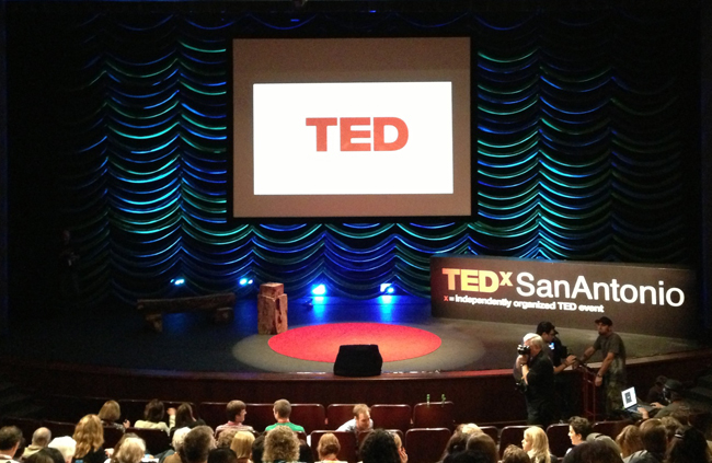 TEDxSanAntonio set design, complete